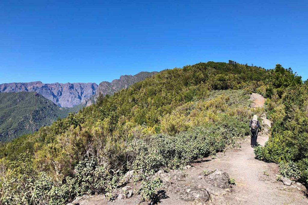 Cumbre Nueva con vistas espectaculares en La Palma