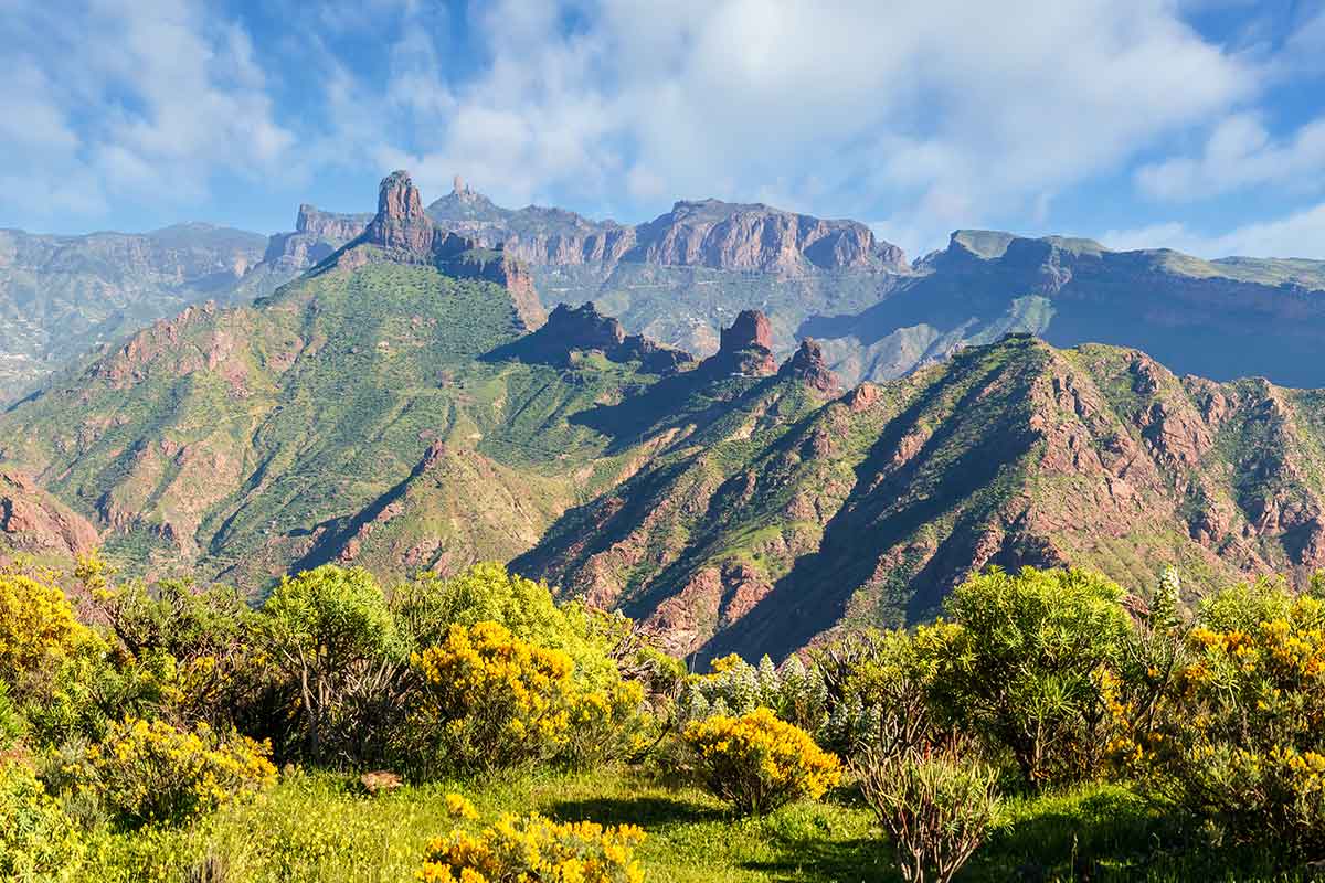 Gran Canaria con Roque Nublo y Bentayga