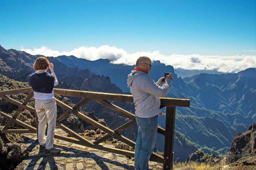 Mirador los Andenes Caldera de Taburiente La Palma