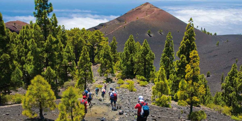 Senderismo por la ruta de los Volcanes en La Palma