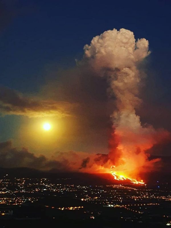 Volcán de La Palma erupción de Septiembre de 2021