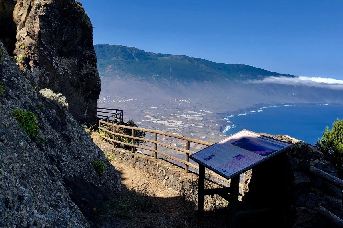 senderos en El Hierro Canarias caminar la isla del meridiano