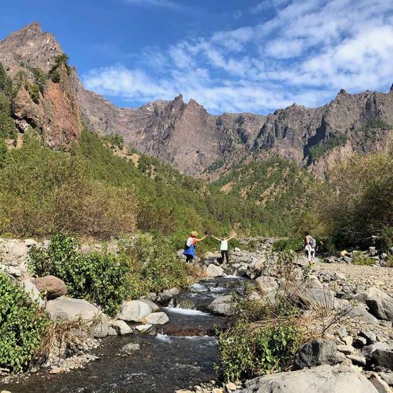 La Caldera de Taburiente parque nacional de La Palma
