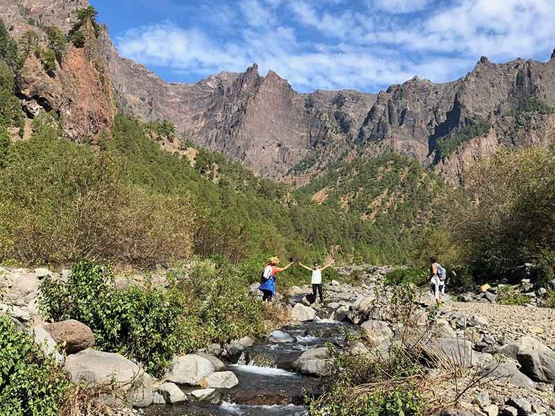 Caldera de Taburiente parque nacional de La Palma