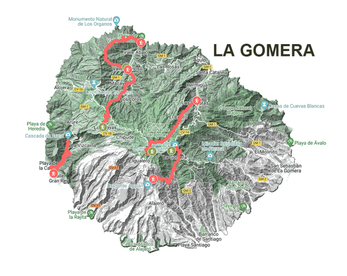La Gomera Walking holidays: 5 essential walks on the island